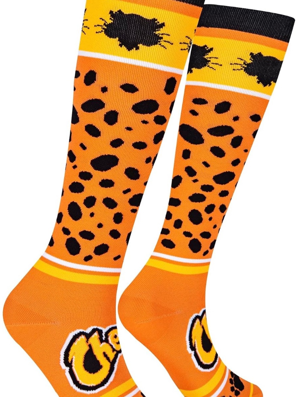 Cheetos Orange & Black Knee-High Performance Socks